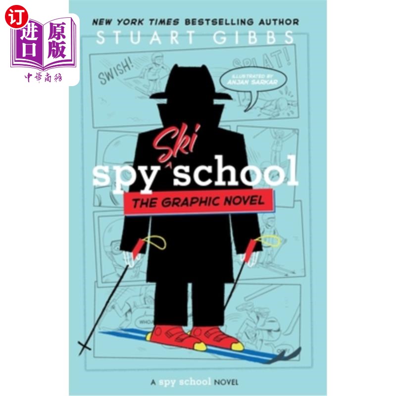 海外直订Spy Ski School the Graphic Novel 间谍滑雪学校的图画小说