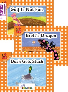 海外直订Jolly Phonics Orange Level Readers Set 3 乔利拼读橙色水平读者集3