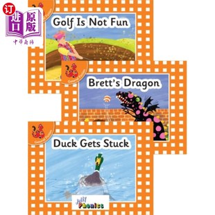 Level Orange Readers Set 乔利拼读橙色水平读者集3 海外直订Jolly Phonics