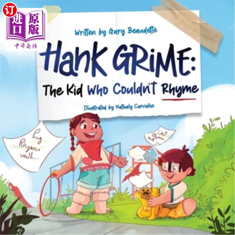 海外直订Hank Grime The Kid Who Couldn't Rhyme 汉克·格里姆不押韵的小子