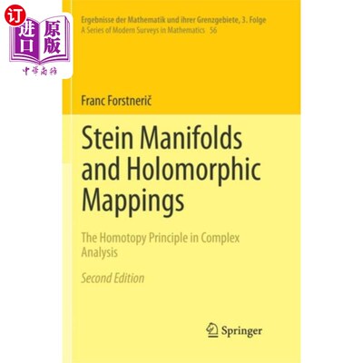 海外直订古英语 Stein Manifolds and Holomorphic Mappings 斯坦流形与全纯映射