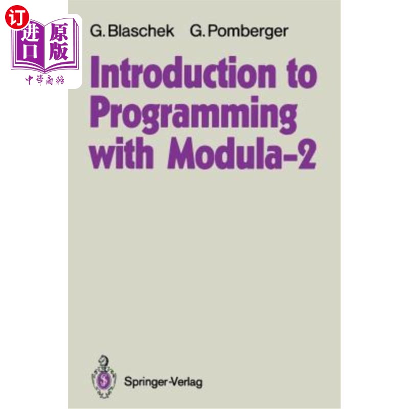 海外直订Introduction to Programming with Modula-2 Modula-2编程入门