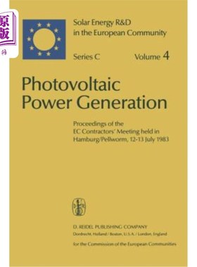 海外直订Photovoltaic Power Generation: Proceedings of the EC Contractors' Meeting Held i 光伏发电：1983年7月12日