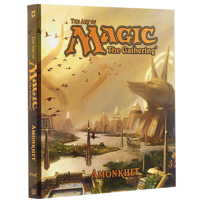 现货 万智牌 阿芒凯 艺术画册 英文原版 The Art of Magic The Gathering-Amonkhet Perfect Square 游戏艺术画册 James Wyatt