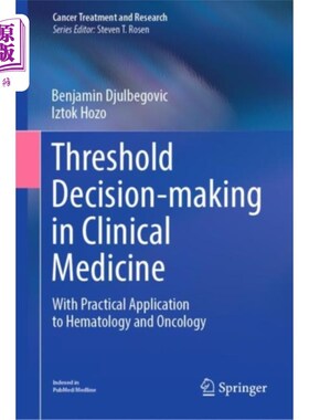 海外直订医药图书Threshold Decision-making in Clinical Medicine 临床医学阈值决策