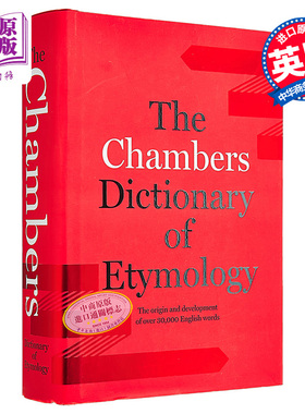 预售 Chambers Dictionary of Etymology 英文原版 钱伯斯英语词源字典【中商原版】