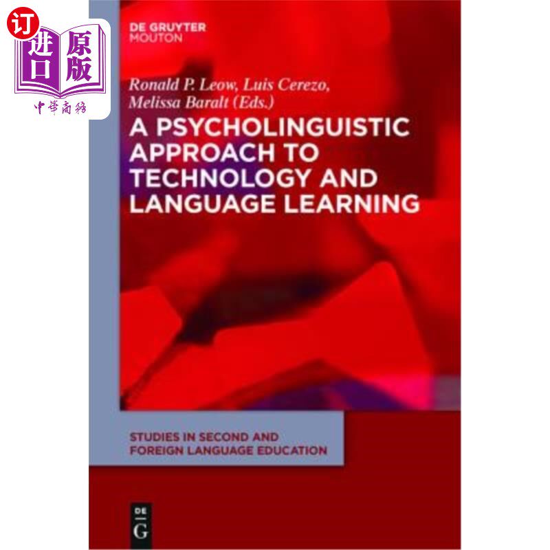 海外直订A Psycholinguistic Approach to Technology and Language Learning 技术和语言学习的心理语言学方法