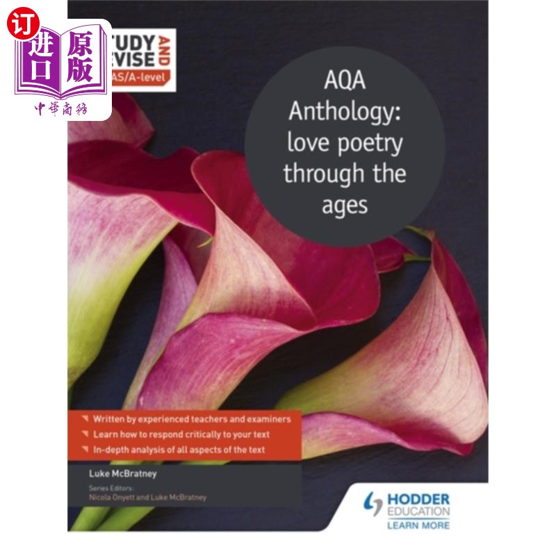 海外直订Study and Revise for AS/A-level: AQA Anthology: ... AS/A-level学习和修订:AQA选集:古往今来的爱情诗