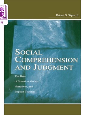 海外直订Social Comprehension and Judgment 社会理解与判断