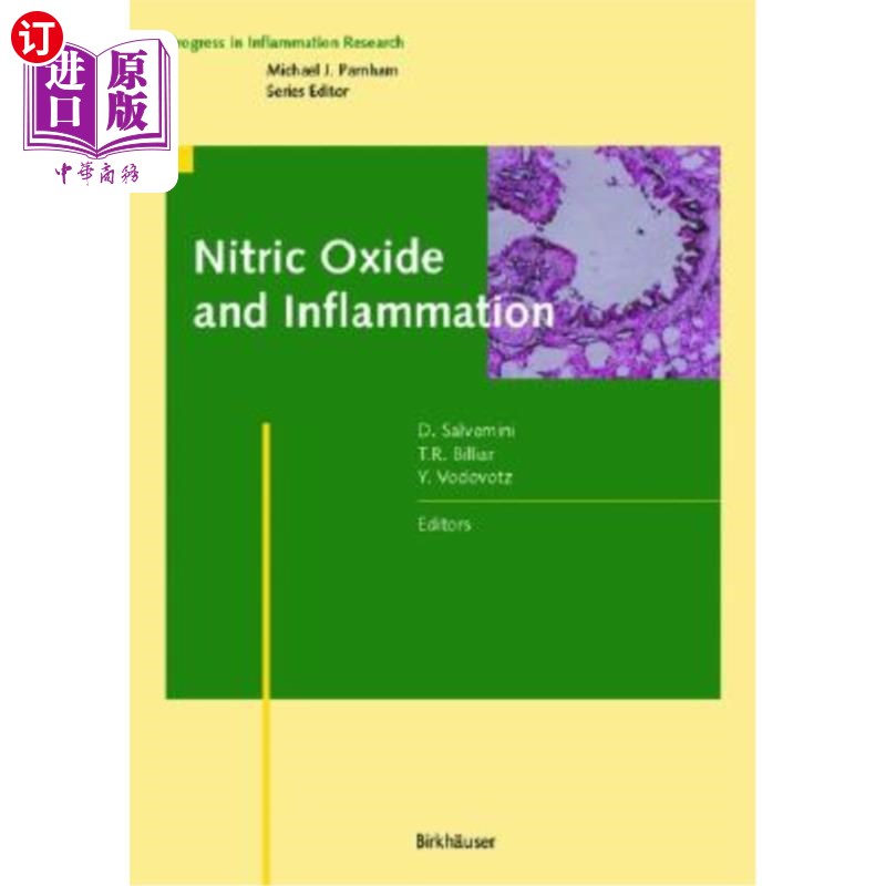 海外直订医药图书Nitric Oxide and Inflammation 一氧化氮与炎症 书籍/杂志/报纸 科学技术类原版书 原图主图