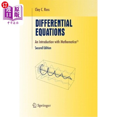 海外直订Differential Equations: An Introduction with Mathematica(r) 微分方程:Mathematica(r)导论