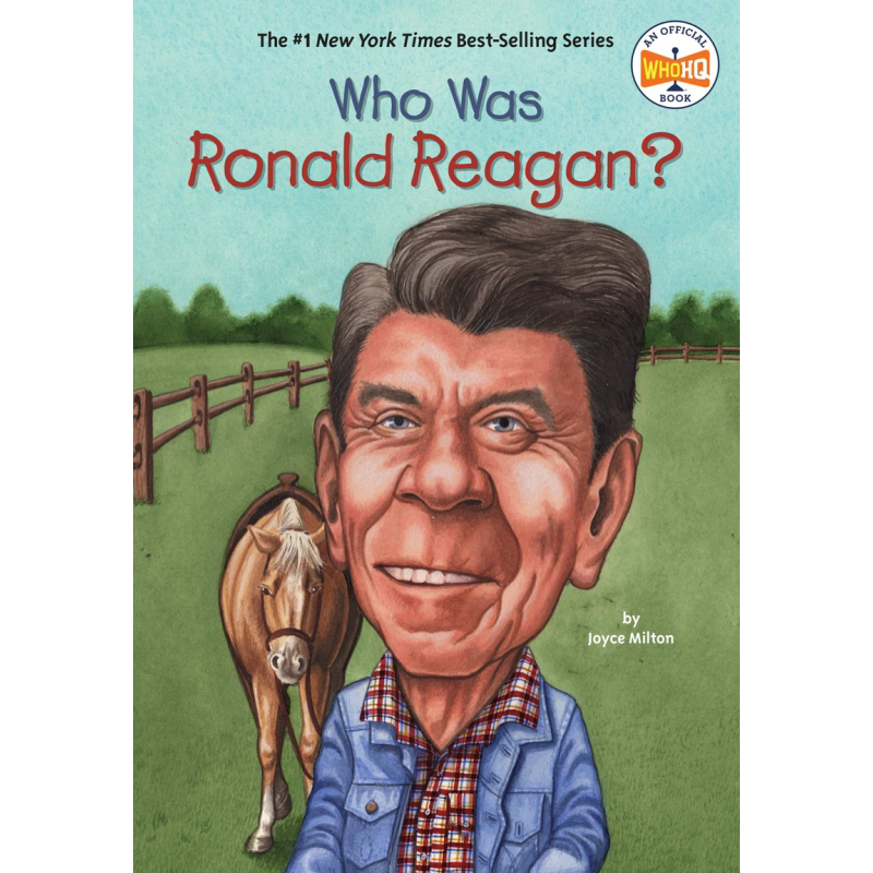 现货 Who Was 系列 谁是罗纳德·里根 Who Was Ronald Reagan 儿童人物传记文学 平装 英文原版 7-12岁【中商原版】