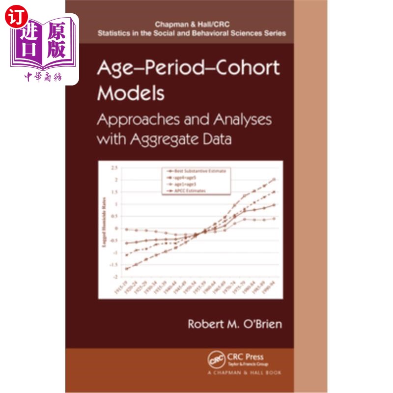 海外直订医药图书Age-Period-Cohort Models: Approaches and Analyses with Aggregate Data 年龄-时期-队列模型:方法与汇总