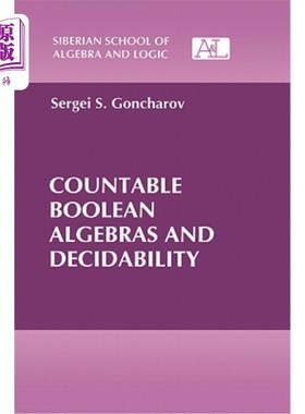 海外直订Countable Boolean Algebras and Decidability 可数布尔代数与可判定性