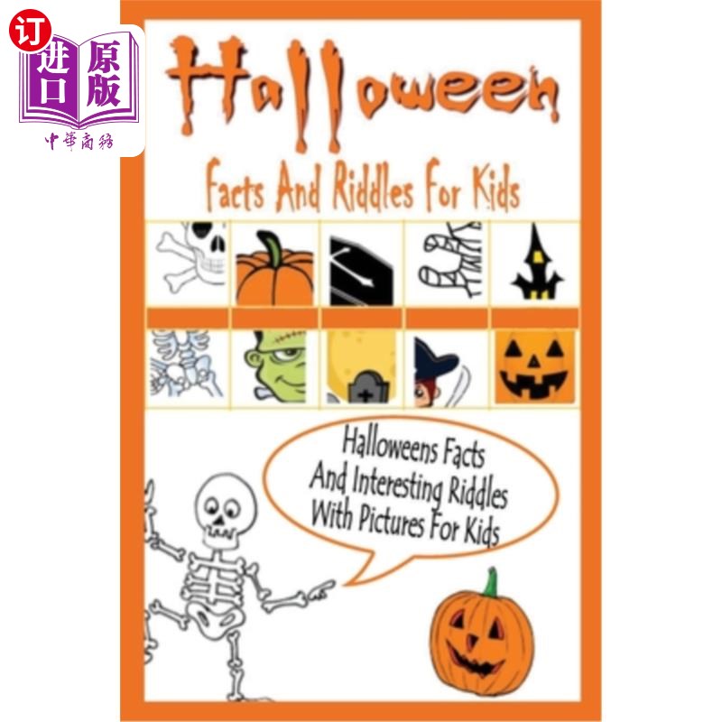 【中商海外直订】halloween facts and riddles for kids: halloweens
