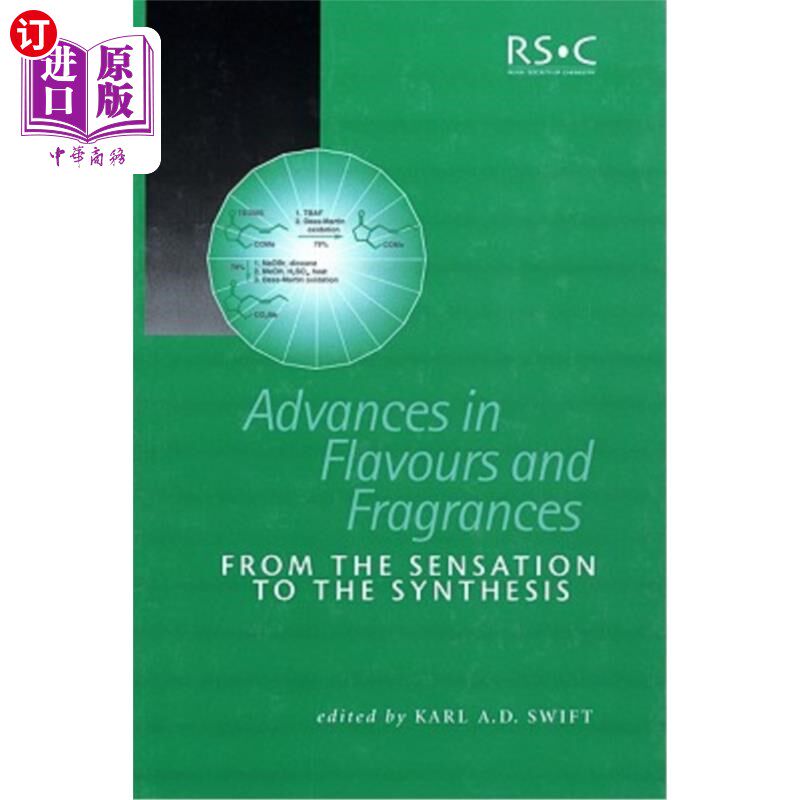 海外直订Advances in Flavours and Fragrances: From the Sensation to the Synthesis 香料的研究进展：从感觉到合成