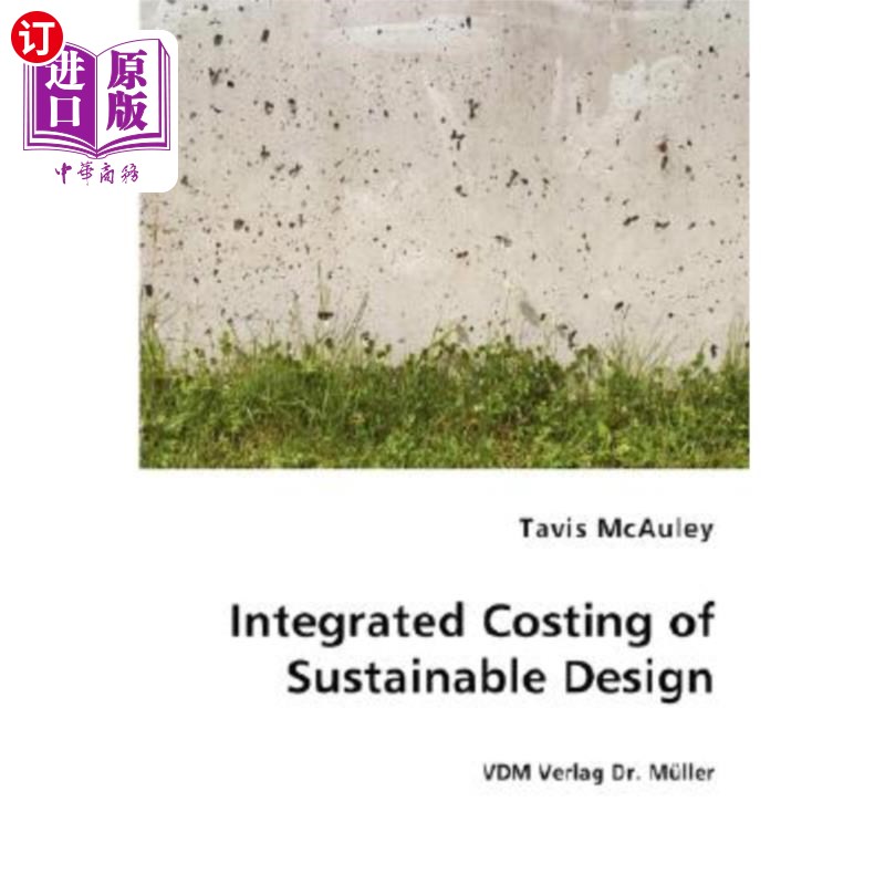 海外直订Integrated Costing of Sustainable Design 可持续设计的综合成本计算