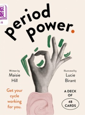 海外直订医药图书Period Power: Get Your Cycle Working for You: A Deck of 48 Cards 周期力量:让你的循环为你工作:一副48张牌