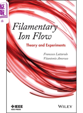 丝状离子流 理论和实验 Filamentary Ion Flow Theory And Experiments 英文原版 Francesco Lattarulo【中商原版】