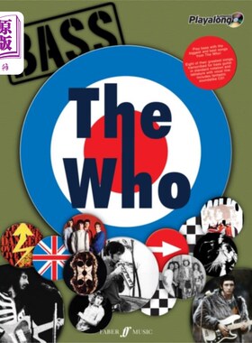 海外直订Who Authentic Bass Playalong 谁是真正的贝斯玩伴