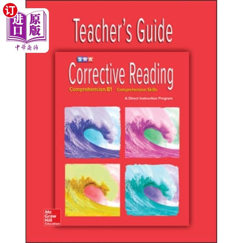 海外直订Corrective Reading Comprehension Level B1, Teach... 纠正性阅读理解B1级，教师指南