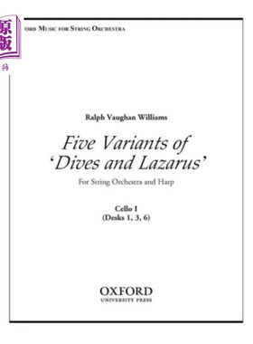 海外直订Five Variants on 'Dives and Lazarus' 《潜水与拉撒路》的五个变体