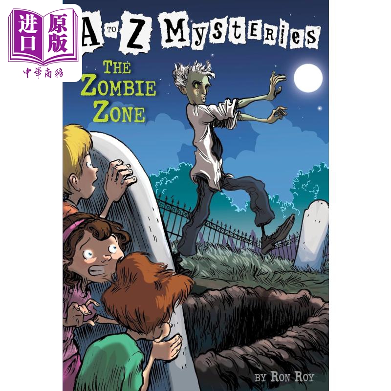 现货字母之谜26僵尸地带 A to Z Mysteries#26 The Zombie Zone英文原版儿童章节书冒险小说进口章节故事书【中商原版】