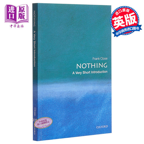 【中商原版】无（牛津通识读本） 英文原版 哲学理论 Nothing: A Very Short Introduction  Frank Close  OUP Oxford
