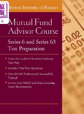 现货 波士顿金融学院共同基金顾问课程 英文原版 The Boston Institute Of Finance Mutual Fund Advisor Course【中商原版】