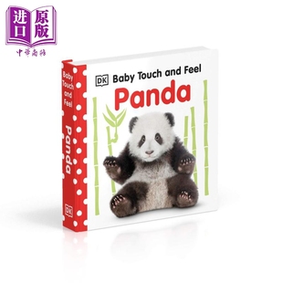 and 触摸书 Touch 6岁 DK触摸启蒙熊猫 Feel Baby 纸板书 低幼启蒙入门 Panda 中商原版 英文原版