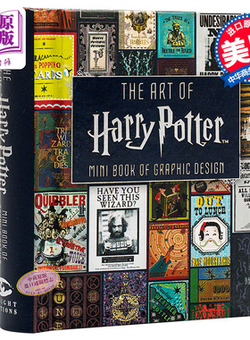 哈利波特迷你书 艺术画册设定集 平面艺术设计迷你书 精装 英文原版 Art of Harry Potter: Mini Book of Graphic Design