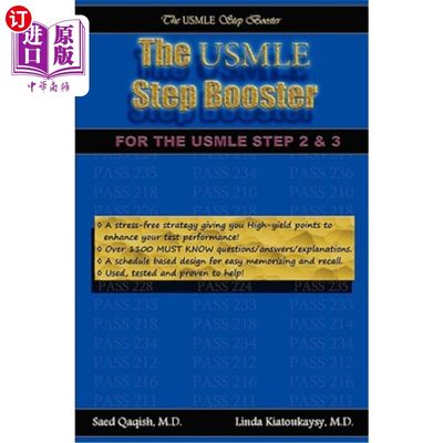 海外直订The USMLE Step Booster USMLE步进助推器