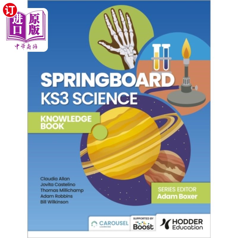 海外直订Springboard: KS3 Science Knowledge Book 跳板:KS3科学知识书