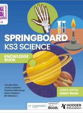 海外直订Springboard: KS3 Science Knowledge Book 跳板:KS3科学知识书