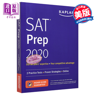 SAT 现货 中商原版 Online 2020 卡普兰SAT备考2020 Proven Practice Prep Tests Strategies 英文原版