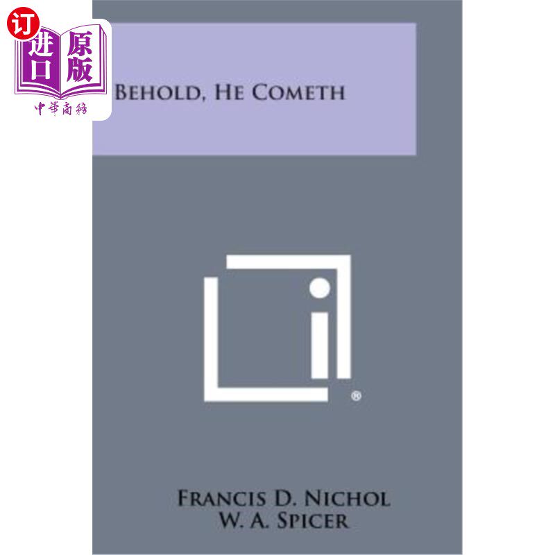 海外直订Behold, He Cometh 看哪,他来了
