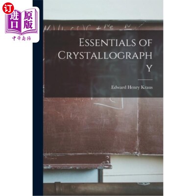 海外直订Essentials of Crystallography 结晶学要领