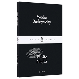 预售 LBS 118 White Nights 英文原版 小黑书 118 陀思妥耶夫斯基 白夜 Fyodor Dostoyevsky 企鹅小黑书【中商原版】