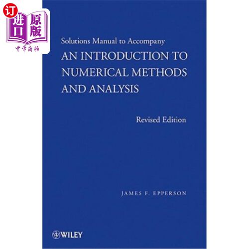 海外直订An Introduction to Numerical Methods and Analysis 数值方法与分析导论