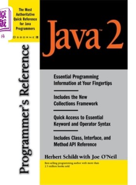 海外直订Java 2 Programmer's Reference Java 2程序员参考