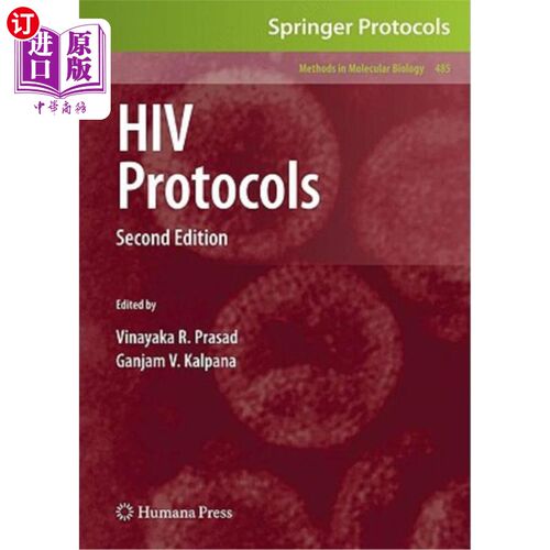 海外直订医药图书HIV Protocols: Second Edition 艾滋病协议:第二版