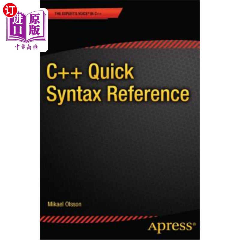 海外直订C++ Quick Syntax Reference C++快速语法参考