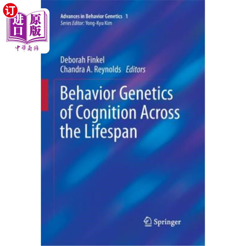 海外直订Behavior Genetics of Cognition Across the Lifespan 跨寿命认知行为遗传学