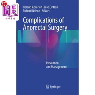 海外直订医药图书Complications of Anorectal Surgery 肛肠手术并发症