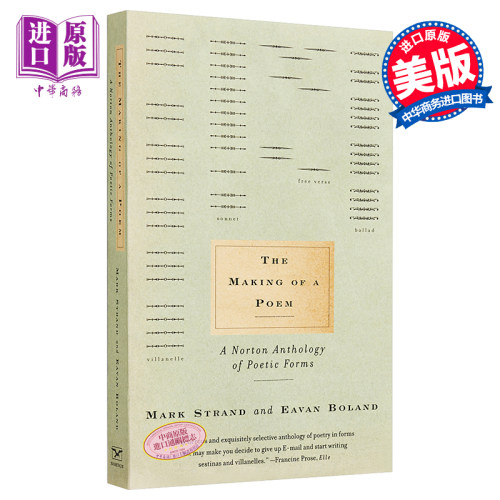 【中商原版】诗的创作 英文原版The Making of a Poem: A Norton Anthology of Poetic Forms Eavan Boland