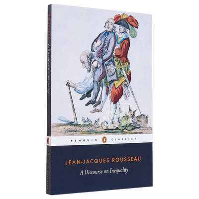 卢梭：论人类不平等的起源和基础 英文原版 A Discourse on Inequality 【中商原版】