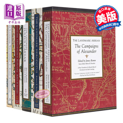 预售 里程碑系列5册套装 希腊史 伯罗奔尼撒战争史 亚历山大远征记 英文原版The Landmark Series 希罗多德 色诺芬 修昔底德 Caesa