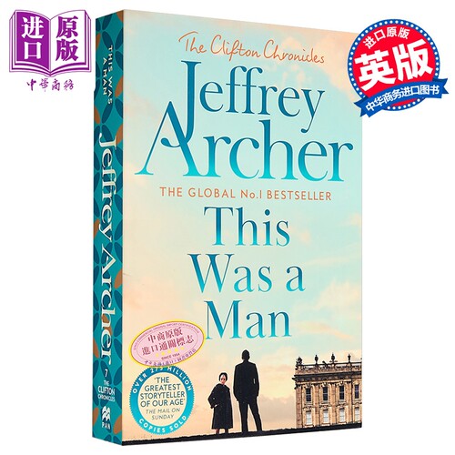 现货 这曾是一个男人 克里夫顿纪事 7 This Was a Man 英文原版 Jeffrey Archer【中商原版】