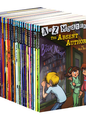 A to Z Mysteries 1-26 神秘案件全套 字母之谜神秘事件字母版 英文原版 儿童文学章节书 悬疑探险经典侦探推理小说
