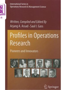 海外直订Profiles in Operations Research: Pioneers and Innovators 运筹学简介：先驱和创新者